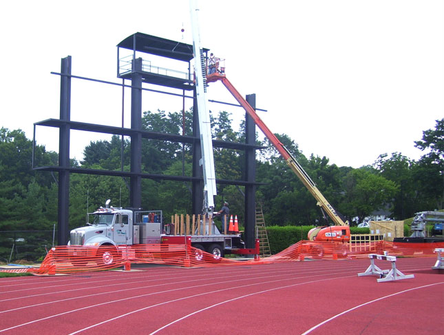 H&M Signs - Steel Installation