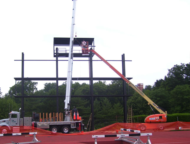 H&M Signs - Steel Installation